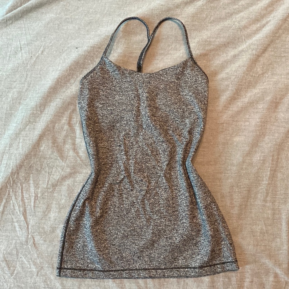Lululemon gray racerback y back tank